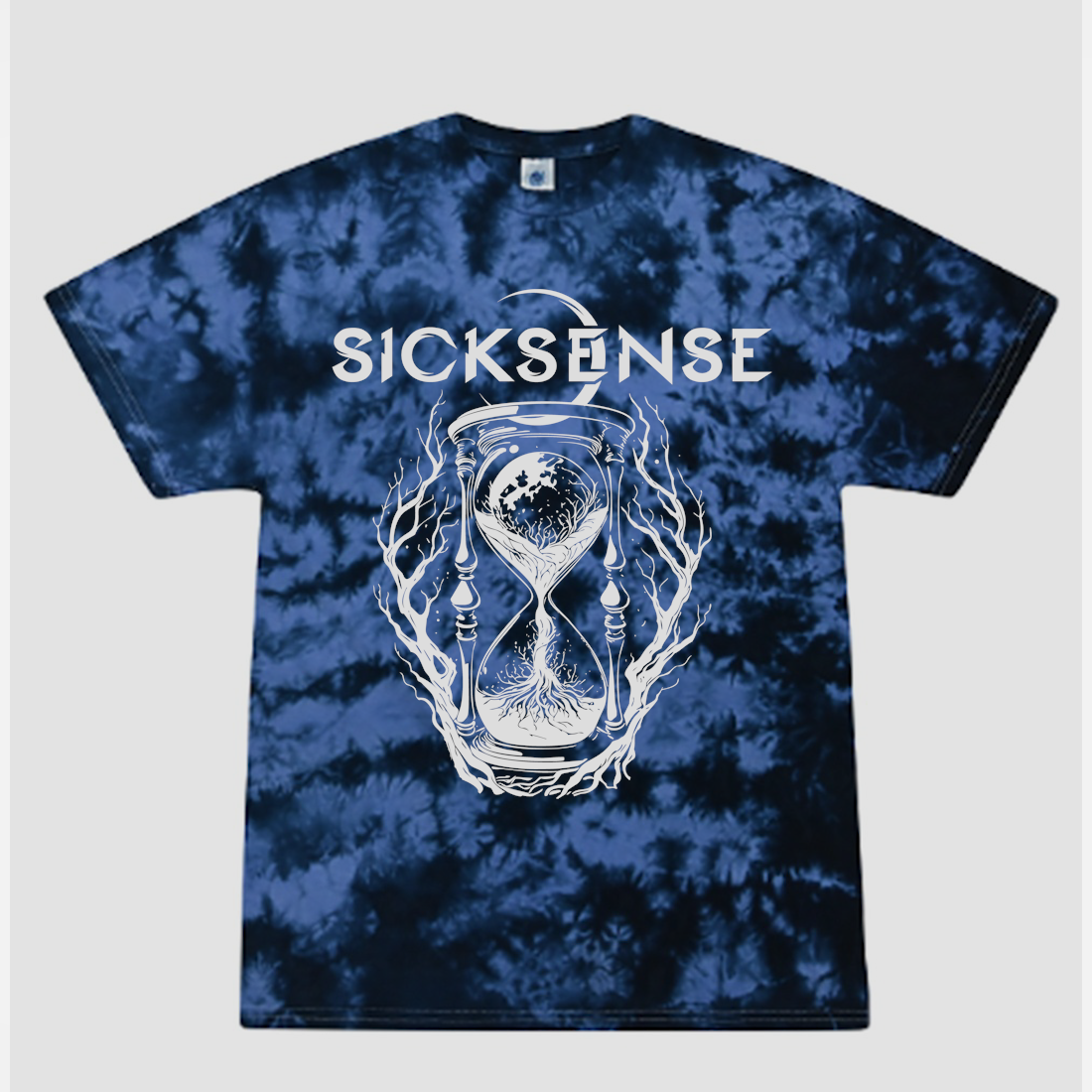Hourglass Blue Tie Dye T-Shirt