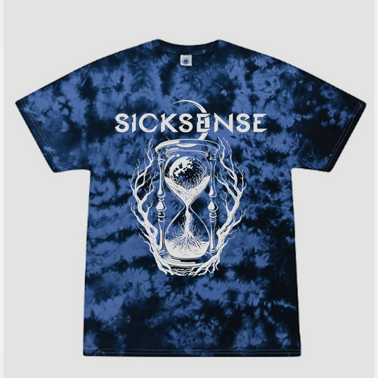 Hourglass Blue Tie Dye T-Shirt