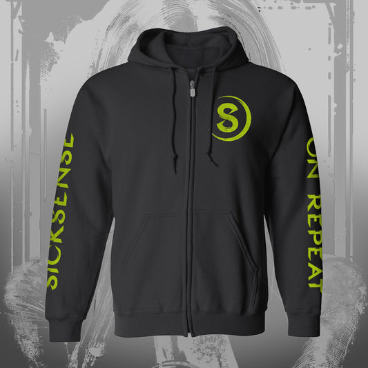 On Repeat Zip Up Hoodie